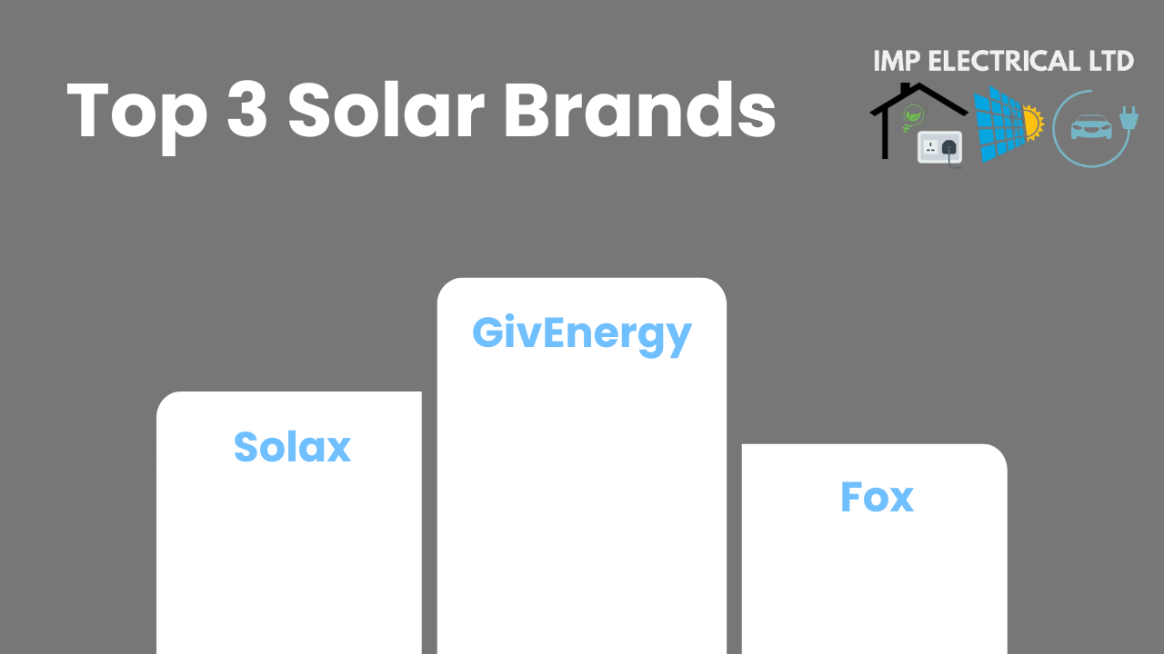 Our Top Three Brands for Solar Installs This Year